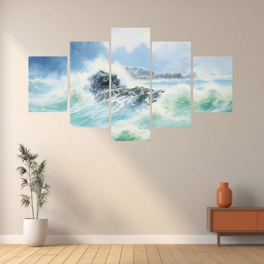 Ocean Waves Canvas Wall Art